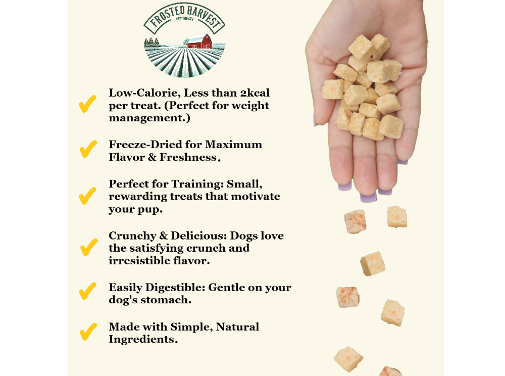 Chicken Breast & Carrot Freeze-Dried Training Treats 3-oz