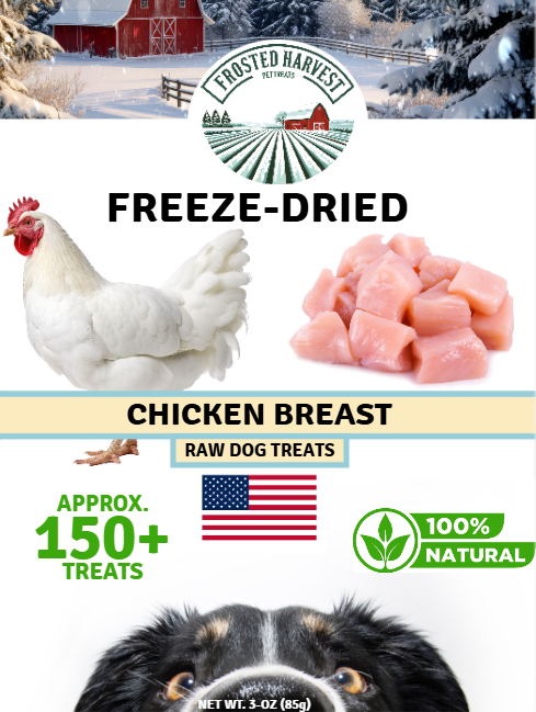Chicken Breast Freeze-Dried Training Treats 3-oz