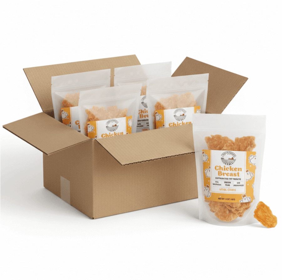 Vital Chips β Dehydrated Chicken Breast Pet Treats β Single Ingredient